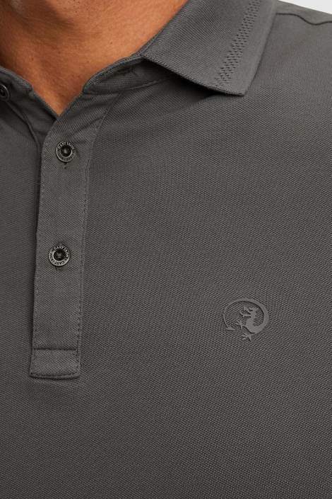 Cast Iron short sleeve polo essential fine p